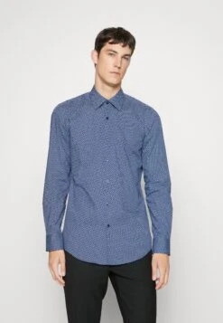 Boss Hank Kent - Zakelijk Overhemd - Navy