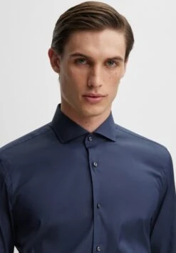 Boss P Hank Spread - Zakelijk Overhemd - Dark Blue Ten -Boss 647a38d871de4df0aeada2c41bf6c1de