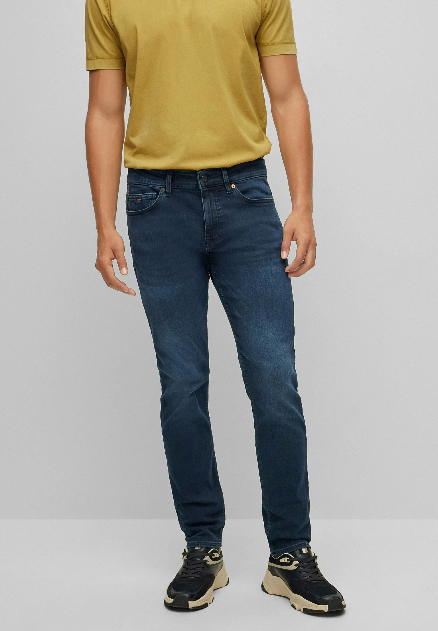 Boss Slim Fit Jeans - Dark Blue Seven 1 Boss Slim Fit Jeans - Dark Blue Seven