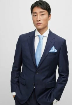 Boss Set Pkt Sq - Pochet - Mittelblau Zweiunddreißig