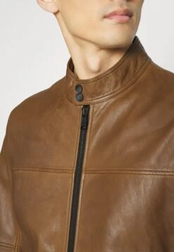 Boss Josep - Leren Jas - Medium Brown -Boss 6a4e2cff5c3f459282e307629967eed8