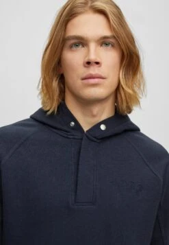 Boss Wecollege - Hoodie - Dark Blue Four -Boss 6b48c9fa8daf47d7bf1dbbcc7f9311cc