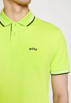 Boss Paul Curved - Poloshirt - Bright Green -Boss 6f12f2c9562a4eabb49758f495f71ba8