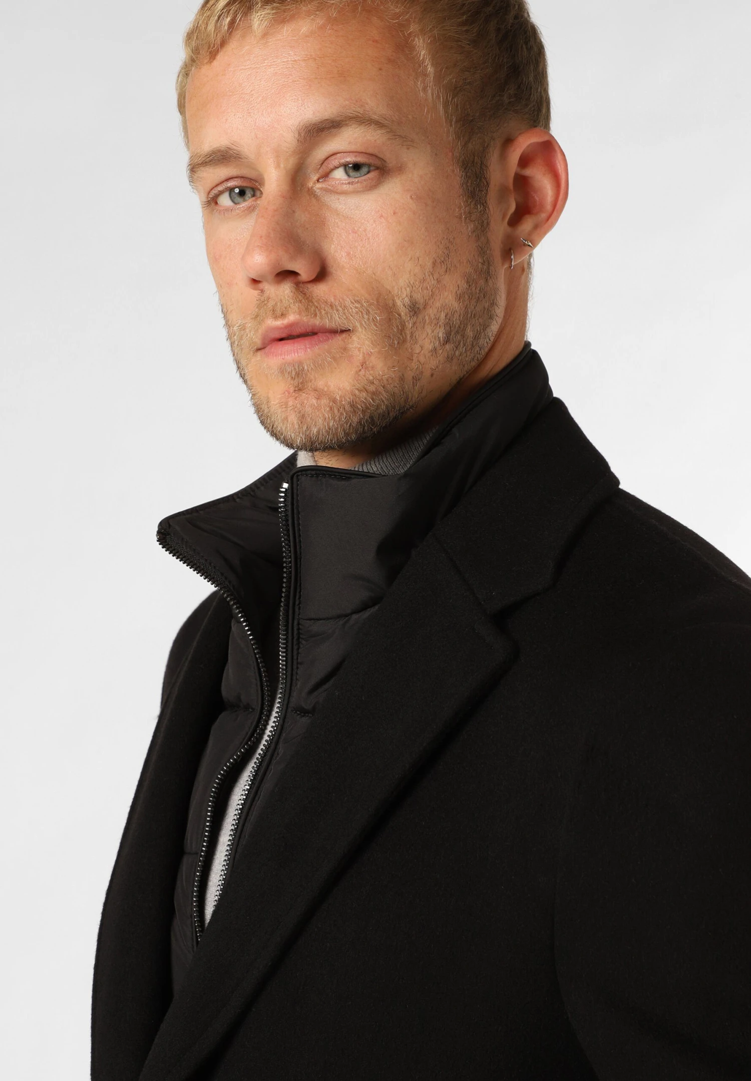 Boss Hhydebib - Mantel - Black 3 Boss Hhydebib - Mantel - Black - Afbeelding 3