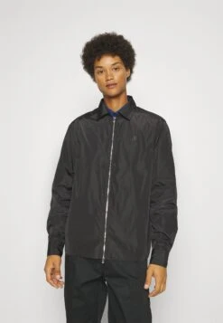 Boss Olson Badge - Lichte Jas - Black -Boss 735d3cb84632465591fdc84ac5f7015d