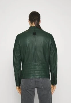 Boss Joset - Leren Jas - Dark Green -Boss 7369fc78eff44dfba5a0569832d5fce1
