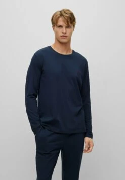 Boss Mix&Match Ls R - Pyjamashirt - Dark Blue Six