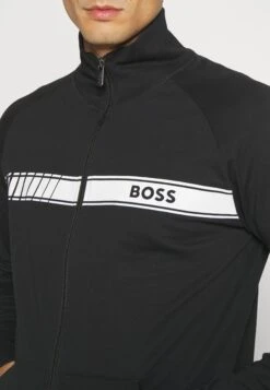 Boss Authentic Jacket - Pyjamashirt - Black -Boss 77dfb0fe423b40b9bf7b4d58a092c22d