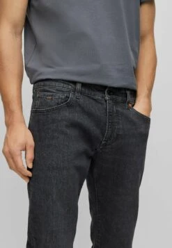 Boss Straight Leg Jeans - Charcoal Six -Boss 79b66d8f99674b968768dc20a8f73183