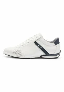 Boss Saturn_Lowp_Lux4 A_N - Sportieve Veterschoenen - White