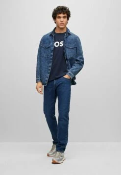 Boss Straight Leg Jeans - Dark Blue Eleven -Boss 8046beec4fe849b8b8f68715952565a8