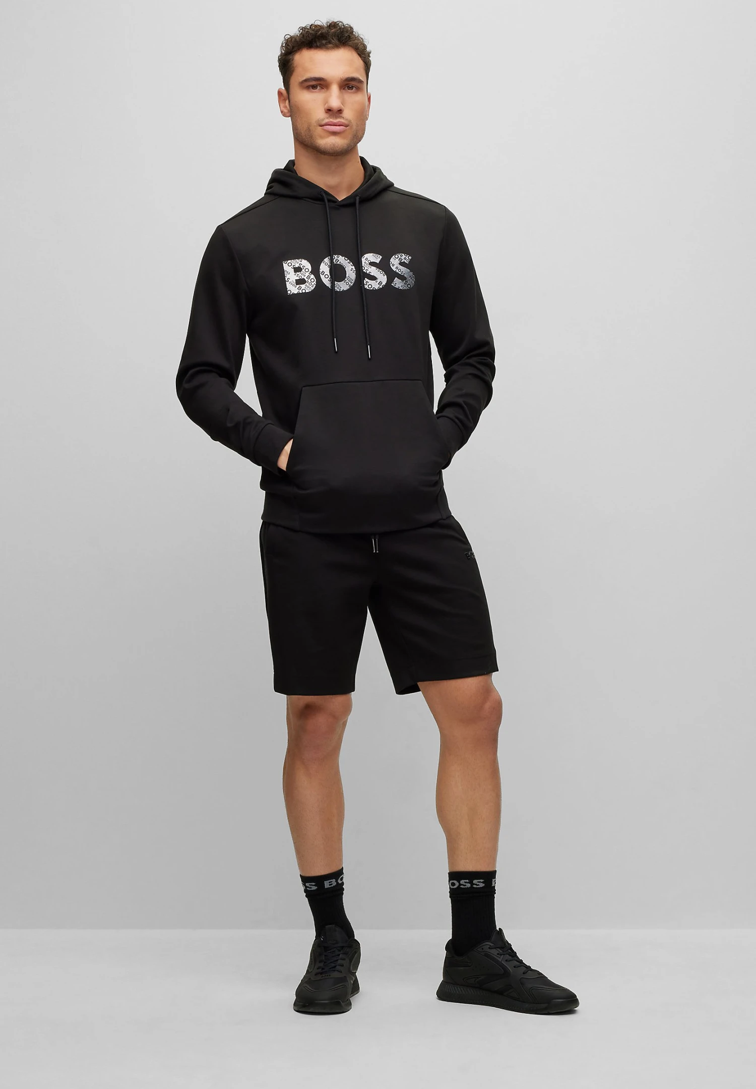 Boss Headlo Mirror - Shorts - Black 2 Boss Headlo Mirror - Shorts - Black - Afbeelding 2