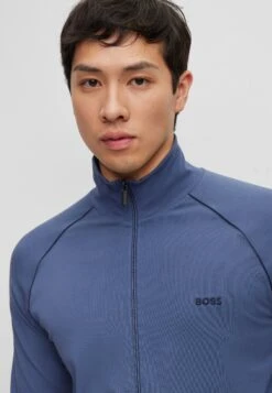 Boss Mix Match- Sweater Met Rits - Open Blue Fifteen -Boss 83444b52ffb3468889802ab5b65227c1