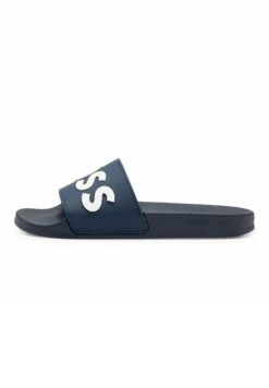 Boss Kirk Slid Rblg N - Badslippers - Dark Blue Five -Boss 83bb9688879a451496313b4620a5c513