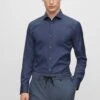 Boss P Hank Spread - Zakelijk Overhemd - Dark Blue Ten