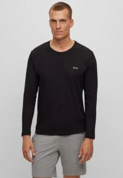 Boss Mix Match- Pyjamashirt - Black