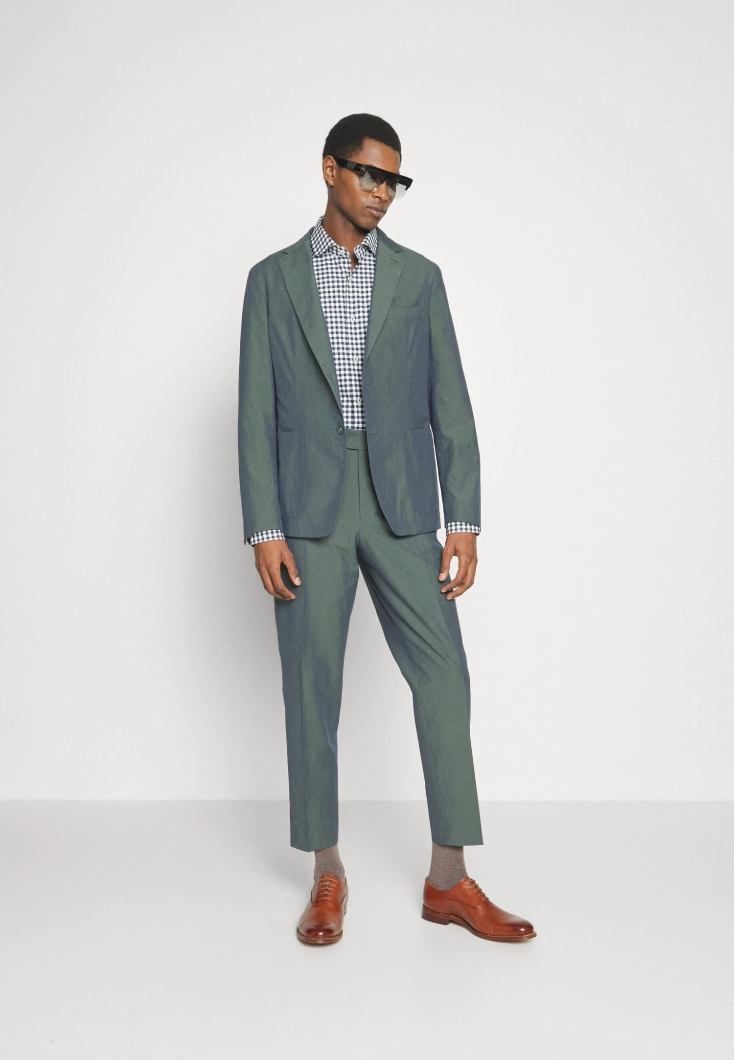 Boss Kostuum - Open Green Three 2 Boss Kostuum - Open Green Three - Afbeelding 2