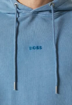 Boss Small Centred Logo Hoody - Hoodie - Light/Pastel Blue 11 Boss Small Centred Logo Hoody - Hoodie - Light/Pastel Blue -Boss 895a7f3b4a874a569d8a3f4c38be6dfe