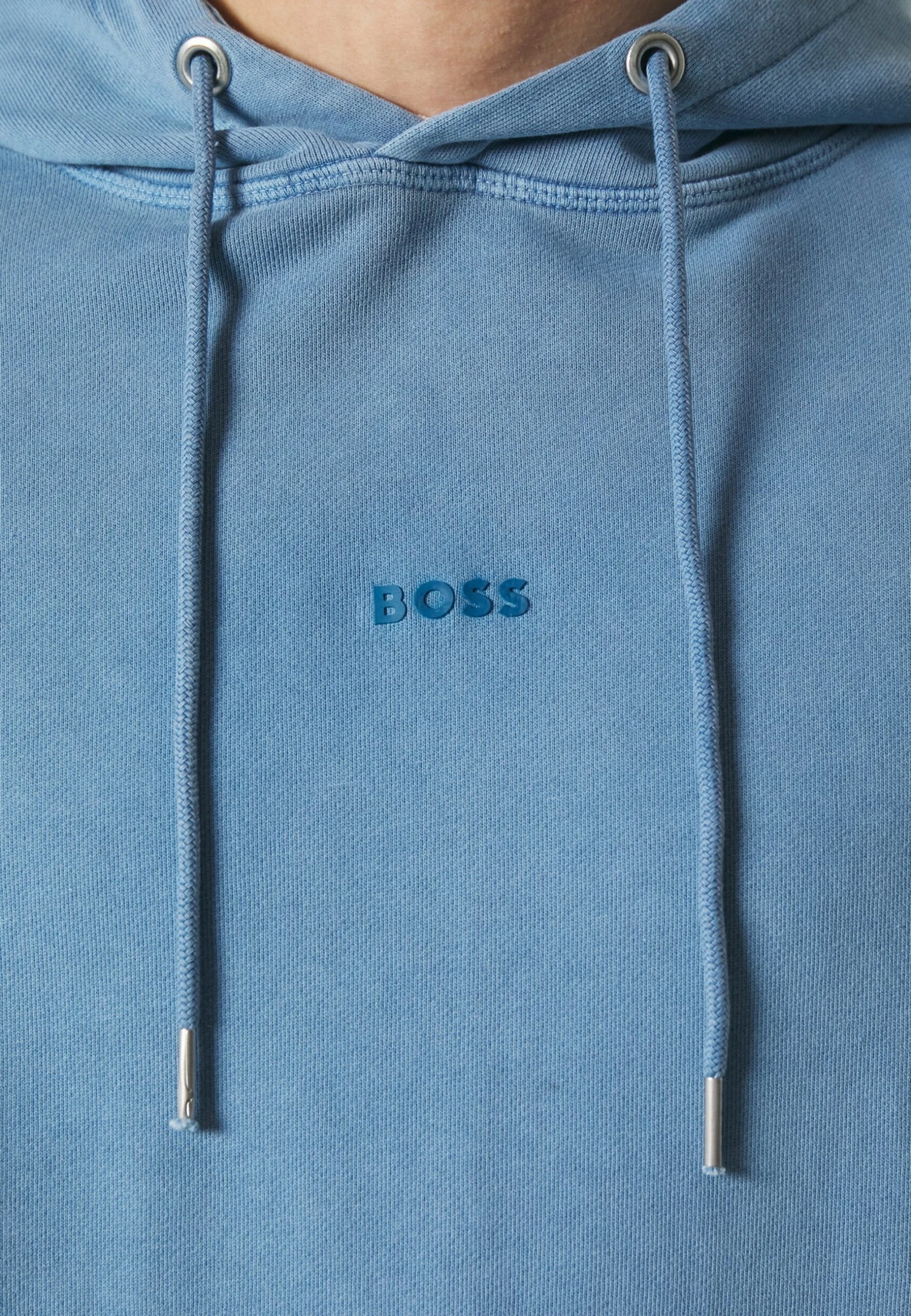 Boss Small Centred Logo Hoody - Hoodie - Light/Pastel Blue 6 Boss Small Centred Logo Hoody - Hoodie - Light/Pastel Blue - Afbeelding 6