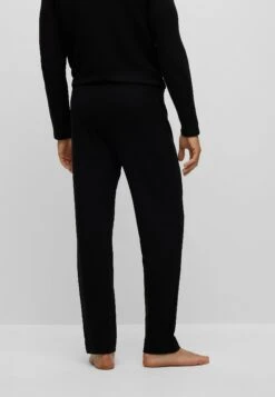 Boss Waffle- Pyjamabroek - Black Two -Boss 89dc2ad0f9ee43428dbbd05d3bb649e3