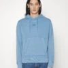 Boss Small Centred Logo Hoody - Hoodie - Light/Pastel Blue