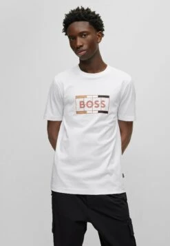 Boss Tessler- T-Shirt Print - White