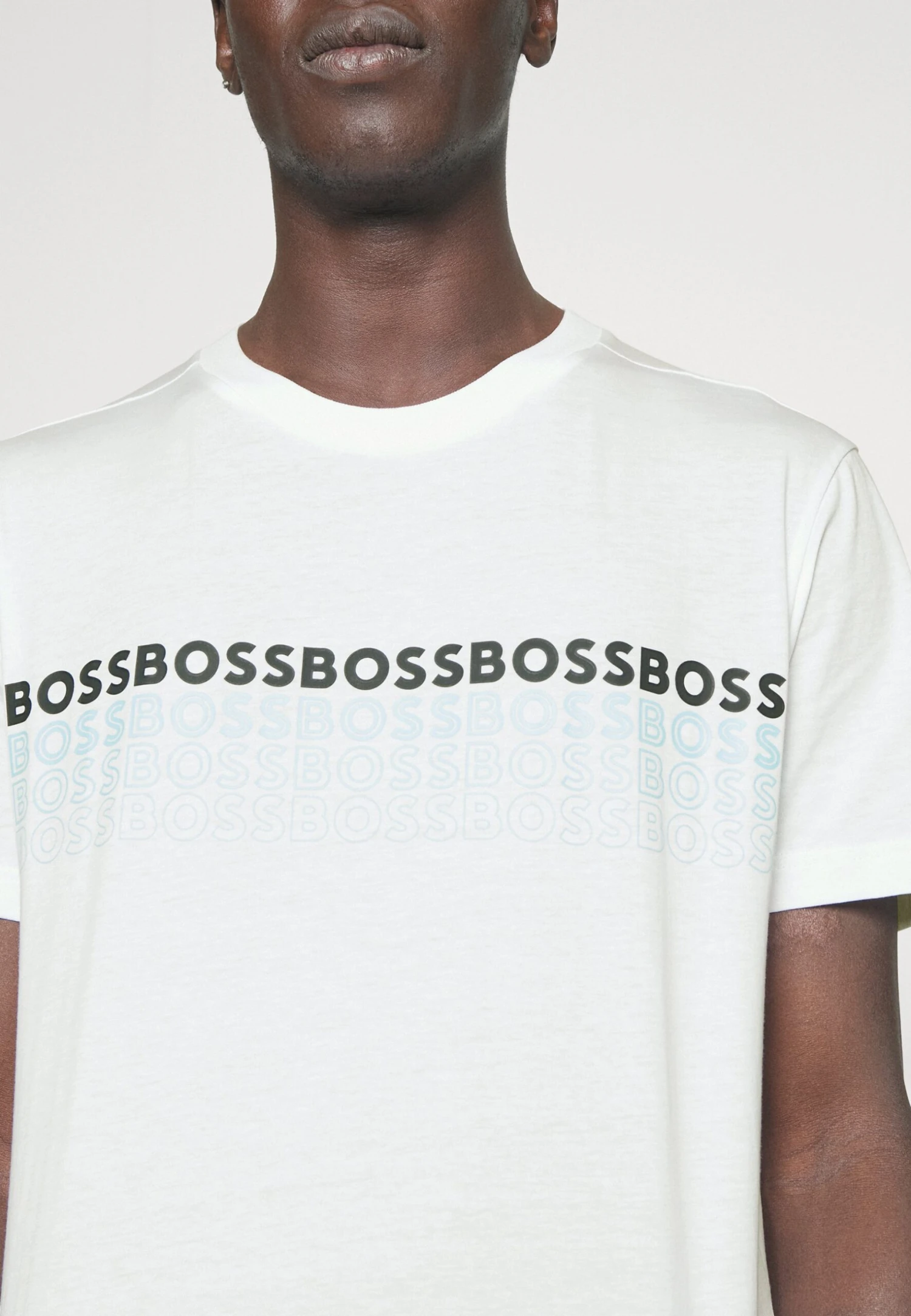 Boss Tee - T-Shirt Print - White 6 Boss Tee - T-Shirt Print - White - Afbeelding 6