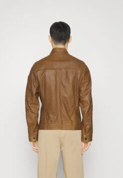 Boss Josep - Leren Jas - Medium Brown -Boss 8ce46734fe7d44be9b2c719d922f9ba2