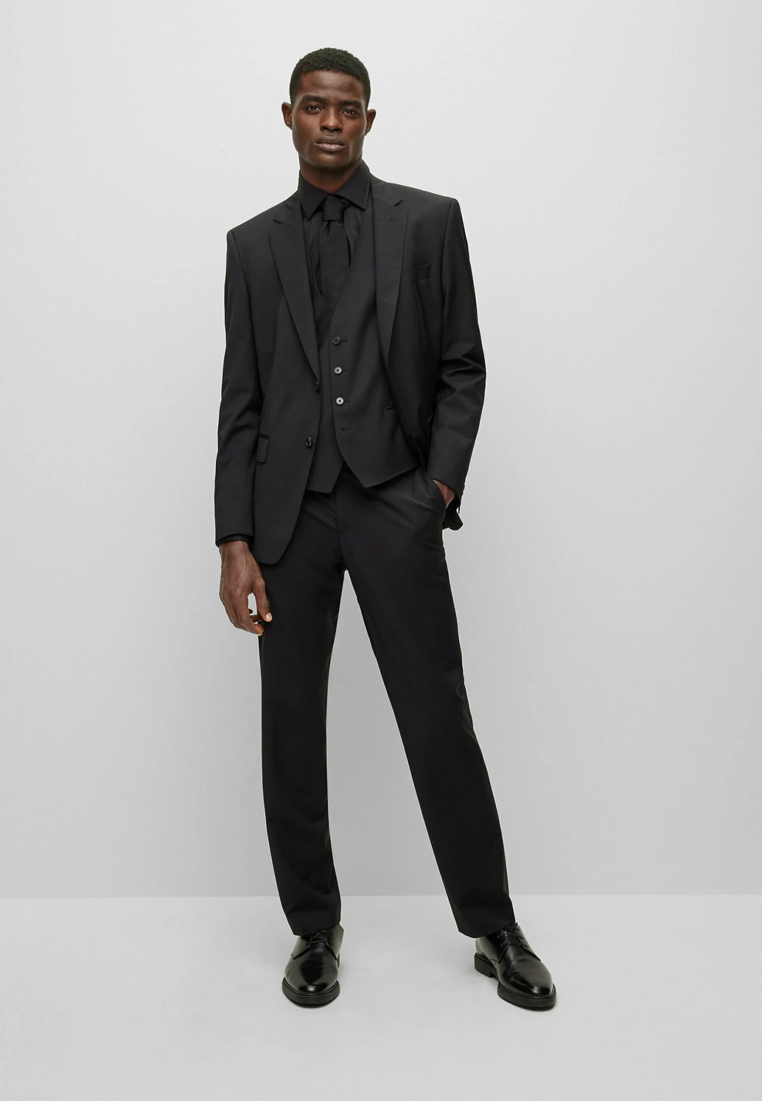 Boss H-Jasper-Vs-Mm-C-224 - Gilet - Black One 2 Boss H-Jasper-Vs-Mm-C-224 - Gilet - Black One - Afbeelding 2