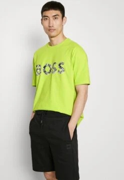 Boss Tee Lotus - T-Shirt Print - Bright Green -Boss 901eef9ef94e4815ba110e240ac590d3