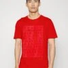 Boss Tee Diamond - T-Shirt Print - Bright Red