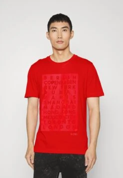 Boss Tee Diamond - T-Shirt Print - Bright Red