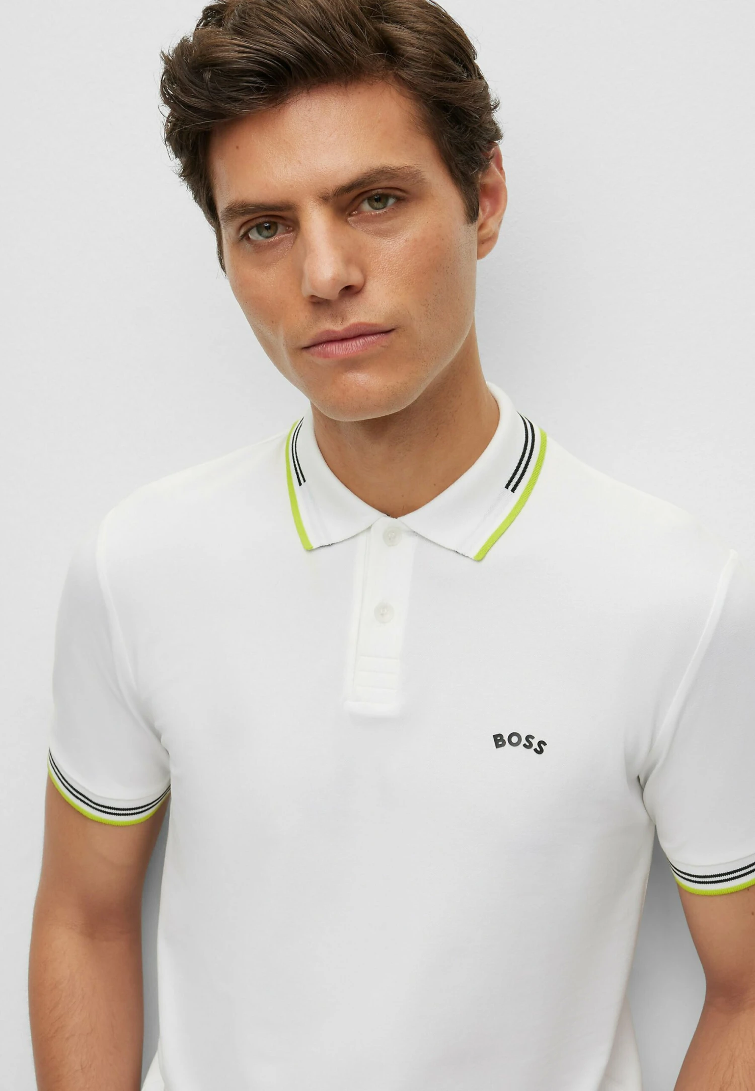Boss Paul Curved - Poloshirt - Natural Six 4 Boss Paul Curved - Poloshirt - Natural Six - Afbeelding 4