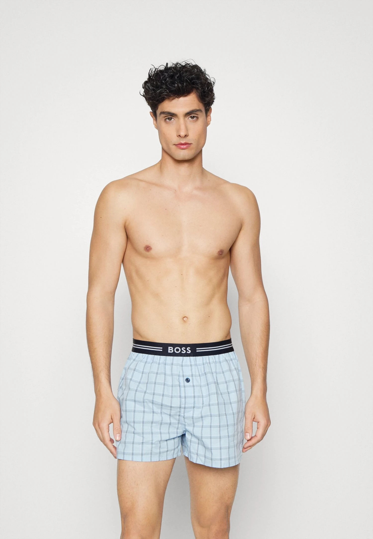 Boss 3 Pack - Boxershort - Open Blue 2 Boss 3 Pack - Boxershort - Open Blue - Afbeelding 2