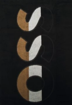 Boss Beach Towel Bold - Strandhanddoek - Black -Boss 95f597c11a824c3ba95e55e4d4b34f15