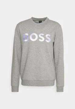 Boss Salbo - Sweater - Light Pastel Grey -Boss 98bede3de63246c78c34aa10de812f51