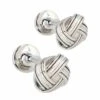 Boss Signature Knot- Manchetknoop - Silver-Coloured