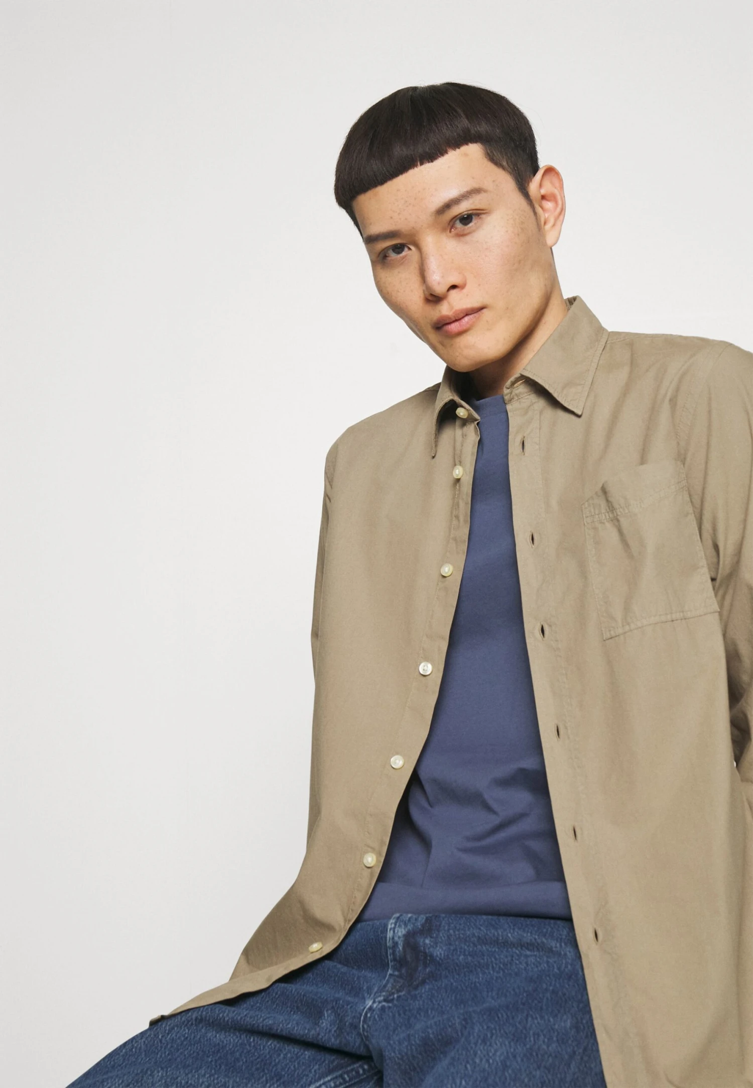 Boss Garment Dyed Popeline Regular Fit Shirt - Zakelijk Overhemd - Light/Pastel Green 4 Boss Garment Dyed Popeline Regular Fit Shirt - Zakelijk Overhemd - Light/Pastel Green - Afbeelding 4