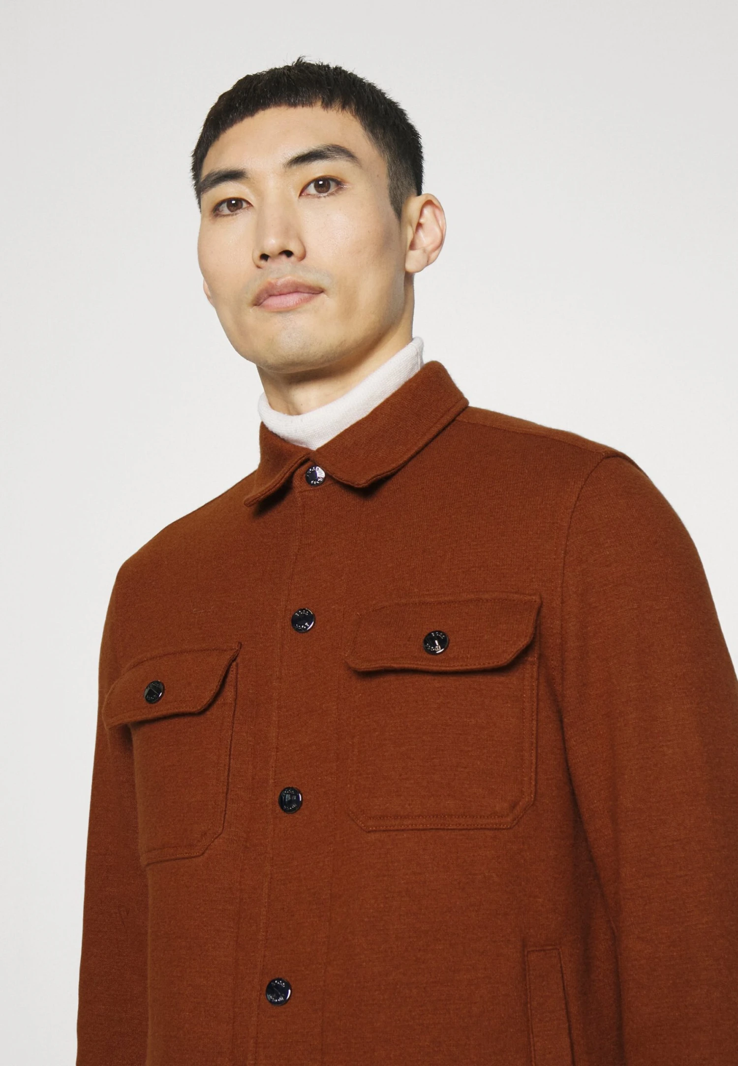 Boss Carper - Lichte Jas - Medium Brown 4 Boss Carper - Lichte Jas - Medium Brown - Afbeelding 4