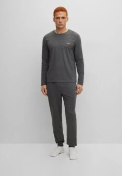 Boss Mix&Match Ls R - Pyjamashirt - Charcoal -Boss a1a68e73a0594ef88fe00890bb1c6e0c