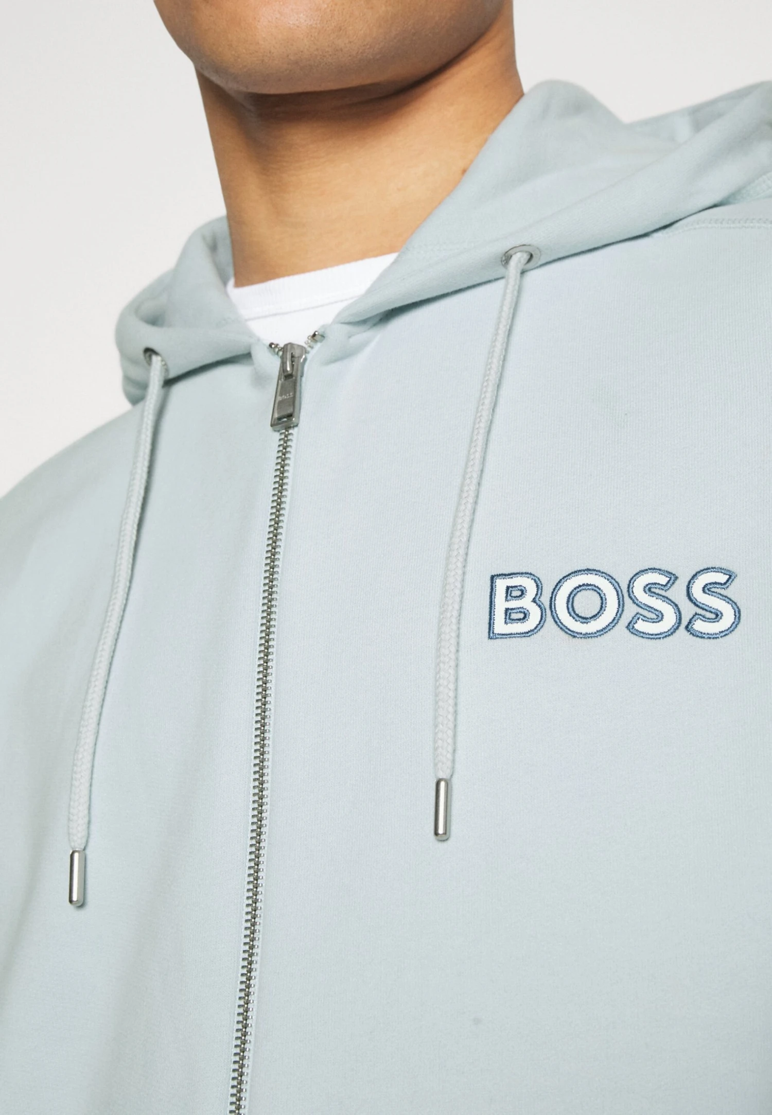 Boss Zelogox - Sweater Met Rits - Open Blue 6 Boss Zelogox - Sweater Met Rits - Open Blue - Afbeelding 6