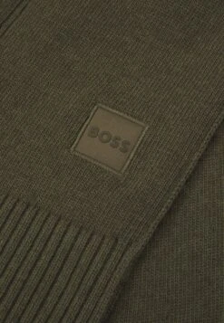 Boss Kaio Unisex - Sjaal - Dark Green -Boss a3841354b73b408b9a3306ab49fb0ca9