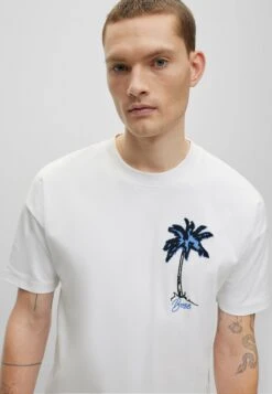 Boss Tames- T-Shirt Print - White -Boss a4581d3ed5ce43a9999c9590f3468061