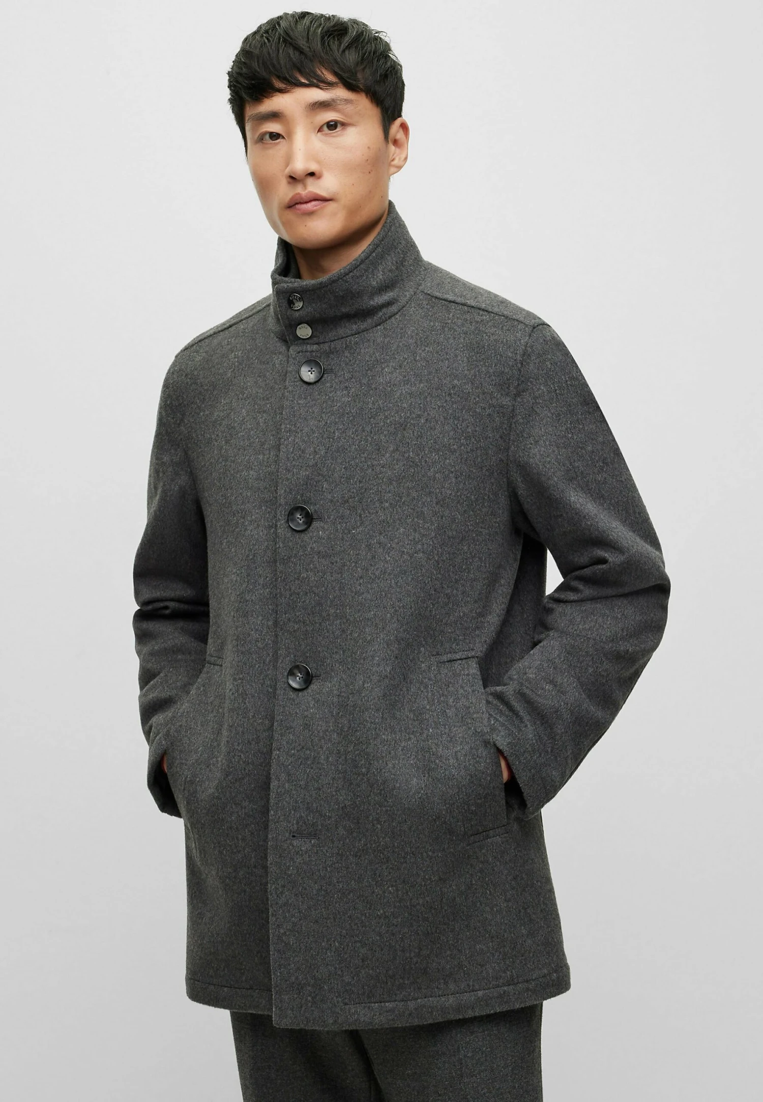 Boss H-Coxtan - Mantel - Grau Null 5 Boss H-Coxtan - Mantel - Grau Null - Afbeelding 5