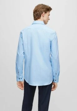 Boss H-Hank-Spread-C6-233 - Zakelijk Overhemd - Light Blue -Boss a9290988bc8747a1b37efc4b035d5244