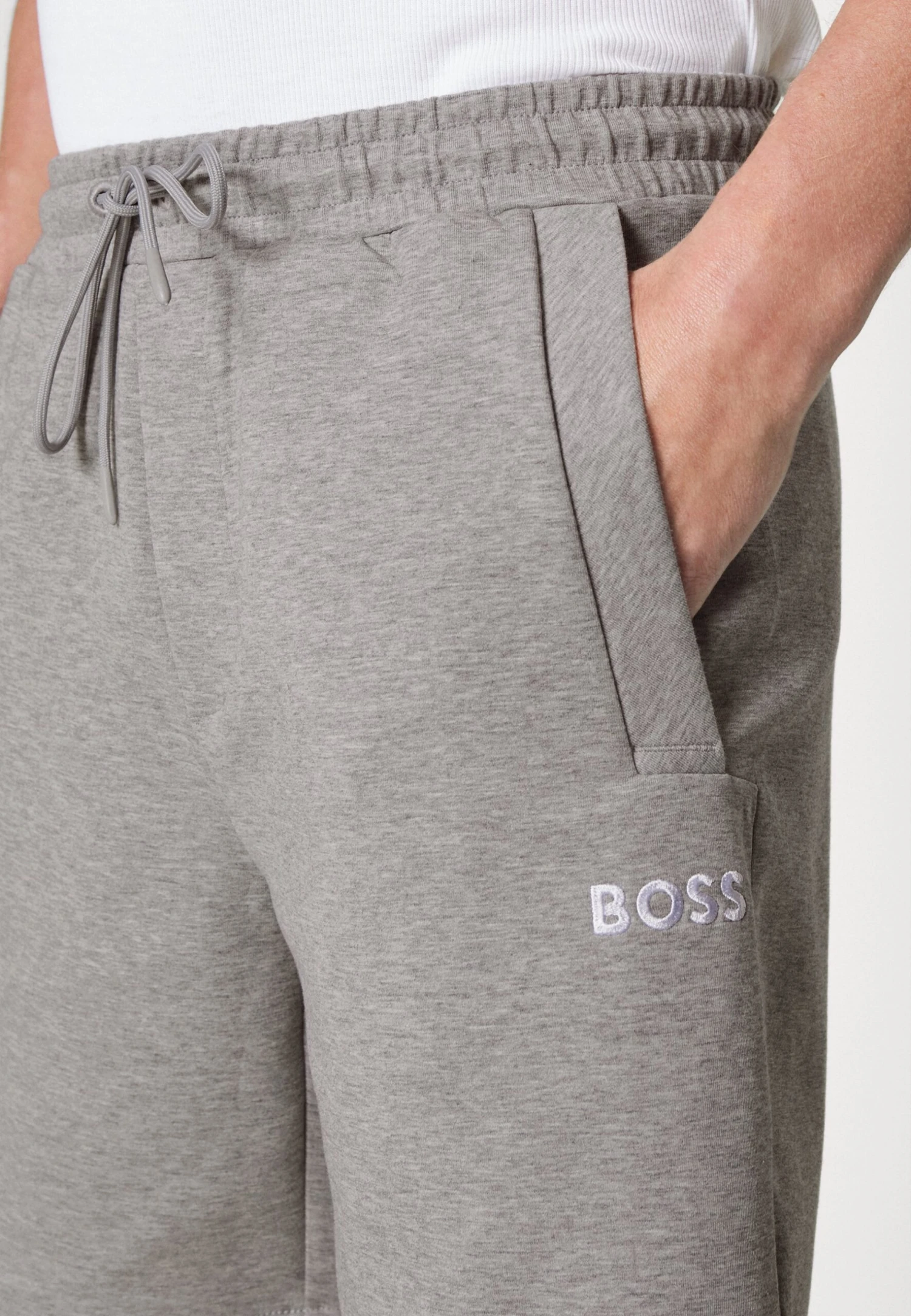 Boss Headlo - Shorts - Light Pastel Grey 5 Boss Headlo - Shorts - Light Pastel Grey - Afbeelding 5