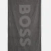 Boss Beach Towel Solid - Strandhanddoek - Dark Grey