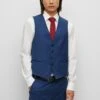 Boss H-Jasper-Vs-Mm-C-224 - Gilet - Open Blue Three