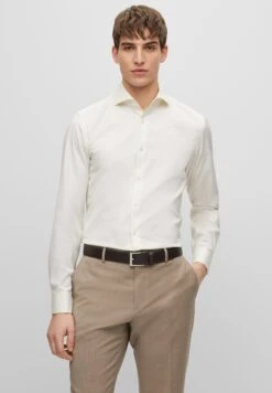 Boss Hank Spread - Zakelijk Overhemd - Natural One