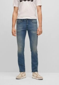 Boss Delaware - Straight Leg Jeans - Turquoise Aqua